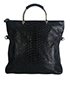 Hetty Foldover Hobo, back view